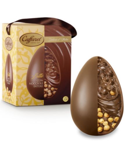 Uovo Pasqua Delizie Cioccolato al Latte e Nocciole Intere Caffarel 530g