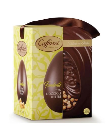 Uovo Pasqua Delizie Cioccolato Fondente e Nocciole Intere Caffarel 530g