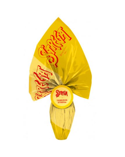 Uovo Pasqua Torrone Strega Fondente con Granella Torrone 300gr