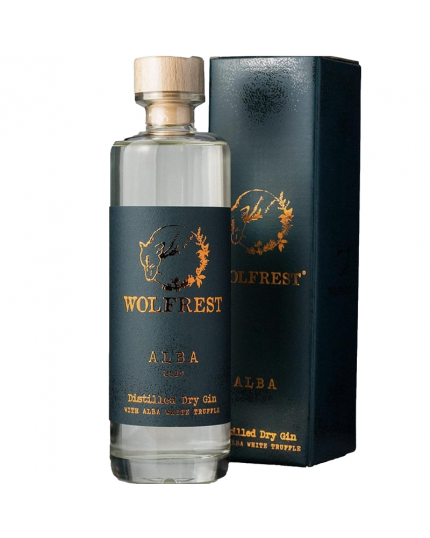 Italian Premium Dry Gin -WOLFREST- ALBA Al Tartufo Bianco di Alba 500 ml 45%