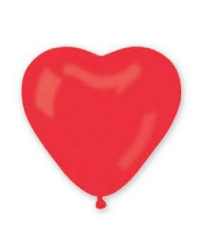 Palloncini Lattice Rossi Forma Cuore Standard 100pz