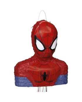 Pignatta Pentolaccia Carta Busto Spiderman 45cm