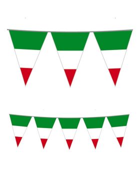 Festone Bandierine in plastica Bandiera Italia 10Mt