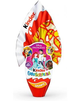 Uovo Pasqua Kinder Gransorpresa Maxi Principesse Disney 320gr