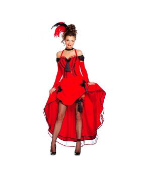 Costume Donna Ballerina di Can Can   