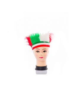 Fascia per Capelli Tricolore Italia