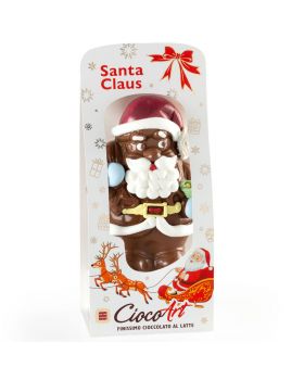 Babbo Natale di Cioccolato al Latte Fatto a Mano Dolcerie Veneziane 200gr