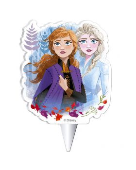 Candelina Torta Sagomata Frozen II 8cm