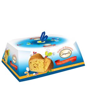 Colomba Dolce di Primavera Senza Canditi, Uvetta e Zuccheri Aggiunti Giampaoli 600gr