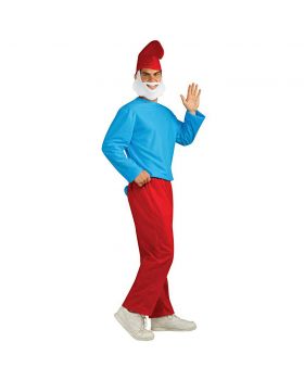 Costume Grande Puffo Uomo Ufficiale