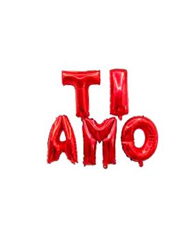 Kit Palloncino Mylar Scritta Ti Amo