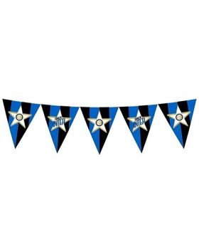 Festone Bandierine Carta Squadra Calcio Inter