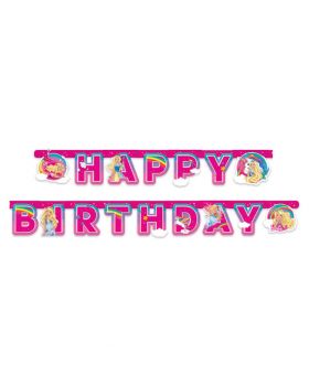 Festone Carta Happy Birthday Barbie Dreamtropia