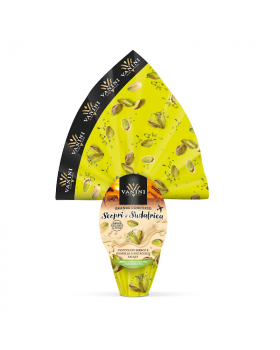 Uovo Pasqua Cioccolato Bianco e Pistacchio Icam 280 gr