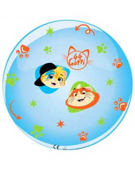 Palloncino Rotondo 44 Gatti Trasparente 45m