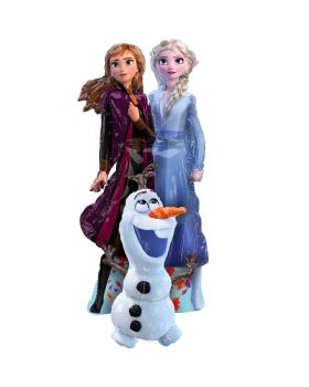 Maxi Palloncino Foil Frozen II con Anna, Elsa e Olaf 147cm