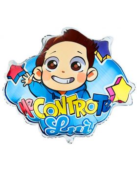 Palloncino Foil Nuvoletta Me Contro Te Lui Cartoon Celeste 60cm