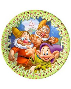 Piatti Carta 7 Nani Fantasia Green