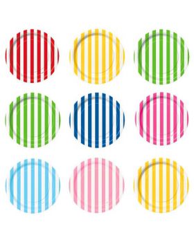 Piatti Carta Stripes Righe Colorate