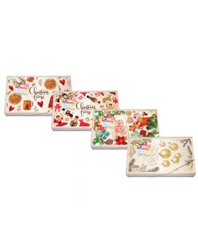 Scatola Legno Natalizia Grande Gelèe Tonde Assortite Cesare Carraro 400gr