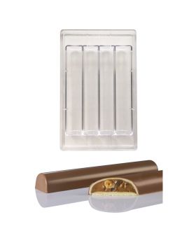 Stampo per Torrone Barretta Cioccolato Choco Log Curvy Martellato