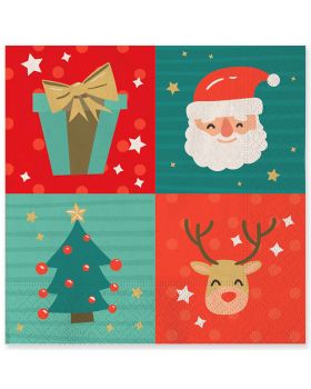 Tovaglioli Carta Natale Funny Christmas 