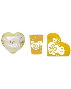 Kit Coordinato per Feste 50esimo Anniversario