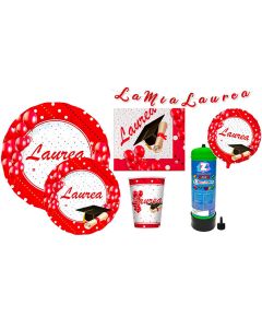 Kit Coordinato Per Feste Di Laurea Con Bombola Elio