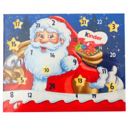 Calendario Dell Avvento Da Tavolo Kinder 127gr 25x20cm calendario kinder avvento