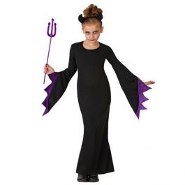 Halloween Bambini Ragazze Malefica Regina Cosplay Abito + fascia Set / solo  Vestito 2-9 anni