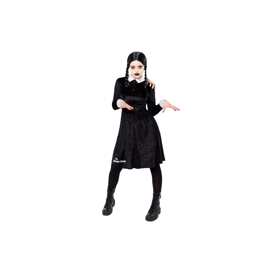 The Addams Family Costume Deluxe Mercoledì Donna