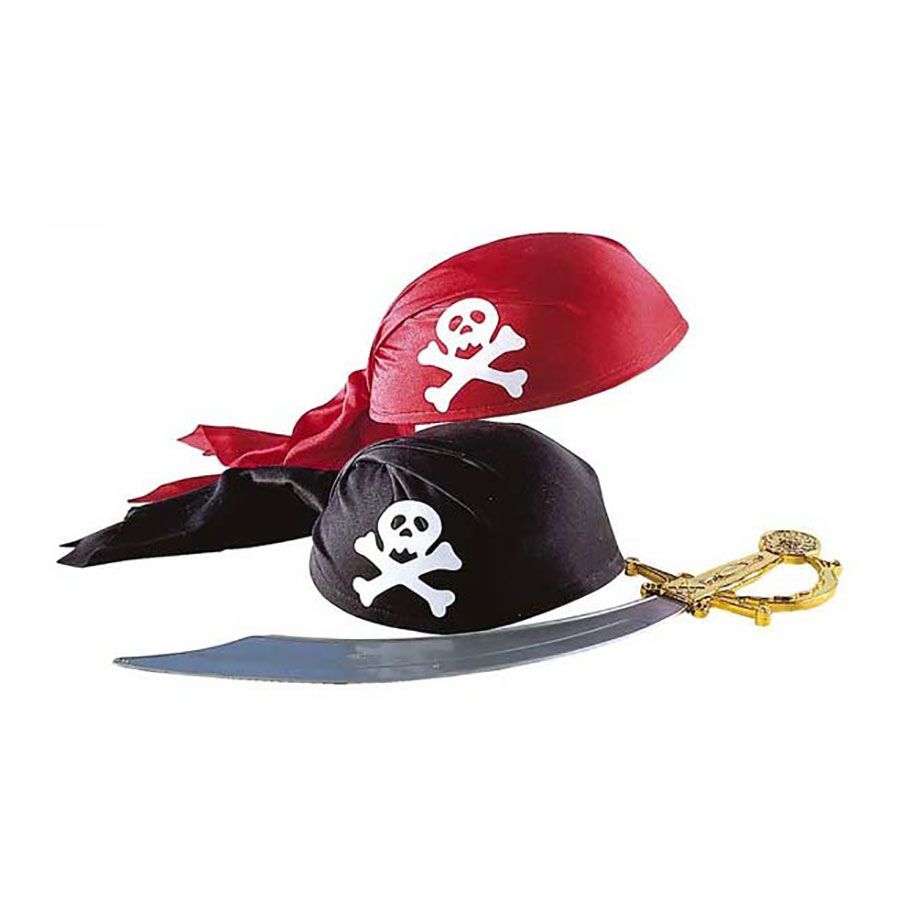 Cappello Bandana Pirata Tessuto