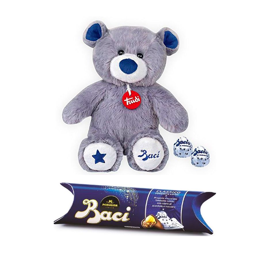 Peluche Orsetto Trudi con Tubo Baci Perugina 37 5gr