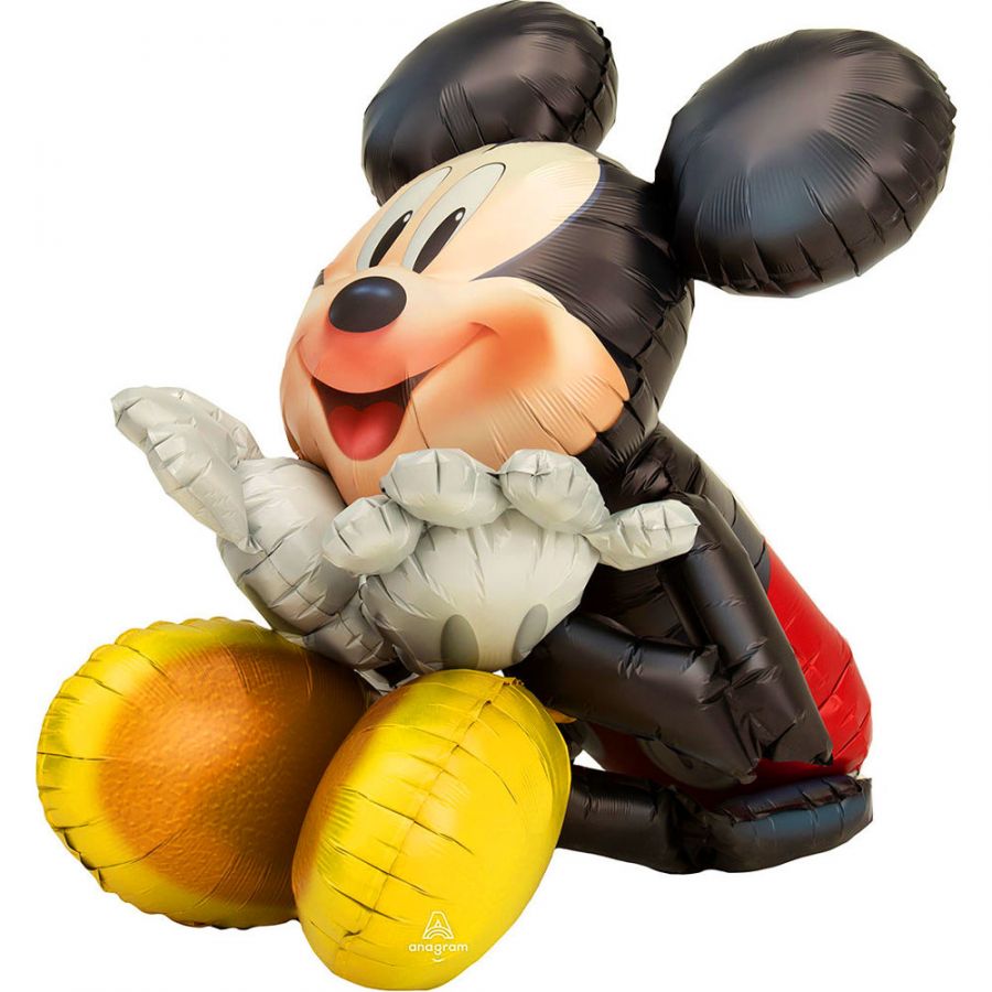Palloncino Foil Mickey Mouse Topolino Disteso 74cm Gonfiaggio ad Aria