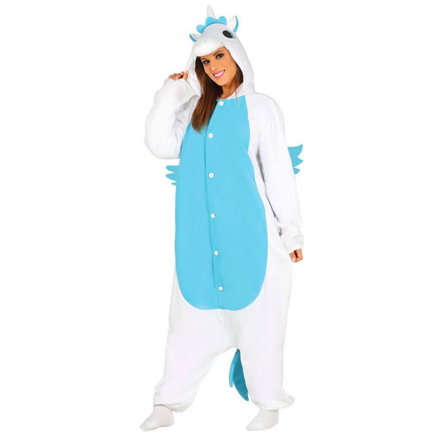 Costume Unicorno Celeste Adulto