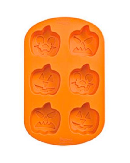 Stampo Silicone Zucche Halloween 6 Cavità 