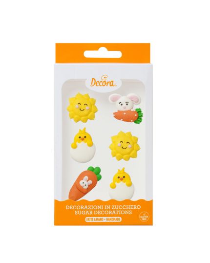 Decorazioni di Pasqua in zucchero Decora