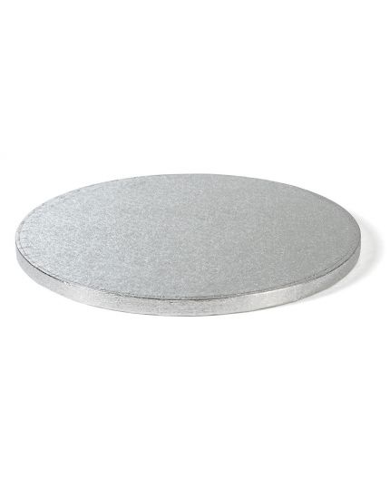 Sottotorta Rigido Argento Tondo 33x1,2 cm