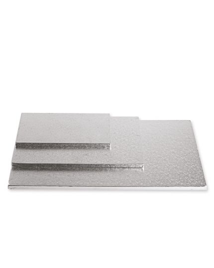 Sottotorta Rigidi Rettangolari Argento linea Bakery Decora Dimensioni Assortite 