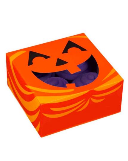 Set 3 Scatole Porta Dolci Cupcake Wilton con Zucca di Halloween