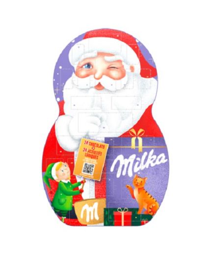 Calendario dell'Avvento Santa Claus Milka 213gr