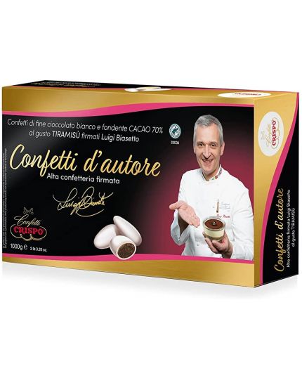 Confetti D'Autore Tiramisù 1Kg Firmati Luigi Biasetto Senza glutine