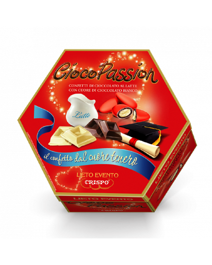 Confetti Crispo CIOCOPASSION Lieto Eventi Laurea 500 grammi