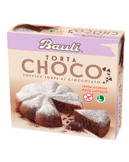 Torta Choco Senza Glutine e Senza Lattosio Bauli 420gr