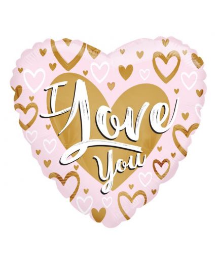 Palloncino Mylar Cuore I Love You