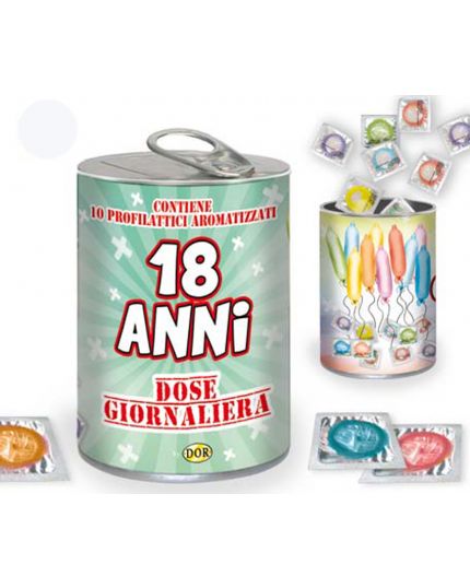Scherzo Barattolo con Preservativi Compleanno Età Assortite 