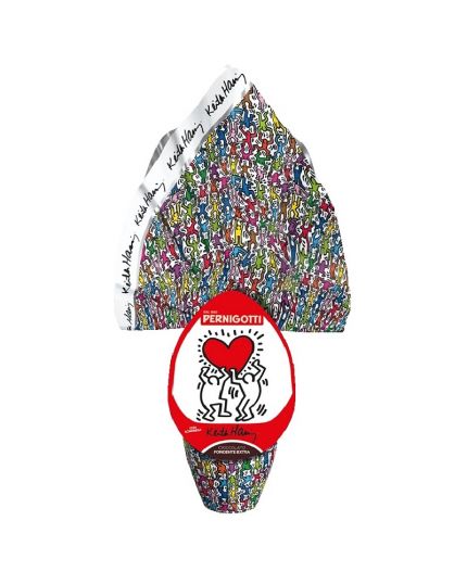 Uovo al Cioccolato al Latte Limited Edition KEITH HARING Pernigotti 240g 