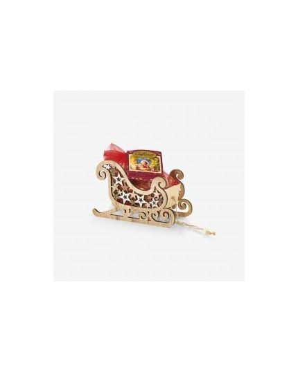 Praline al Latte in Slitta di Legno Caffarel 80Gr