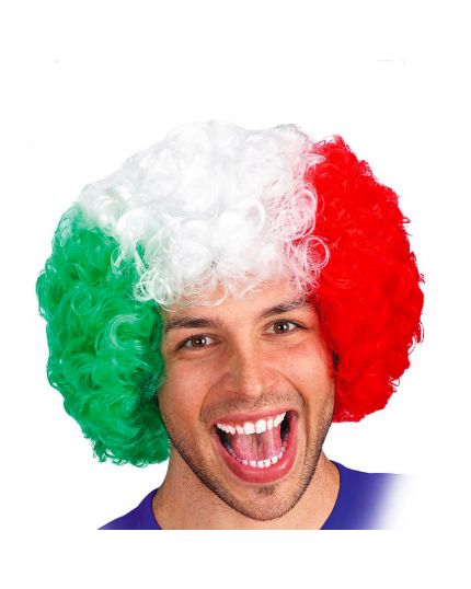 Parrucca Riccia Tricolore 