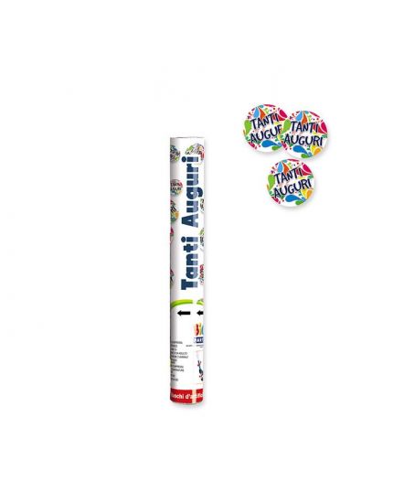 Cannon Sparacoriandoli 30 cm Tanti Auguri